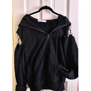 Emma & Sam - Zip up Buckle Detailed Hoodie